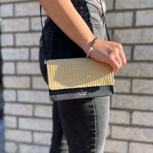 NWOT// Woven Kate spade purse
